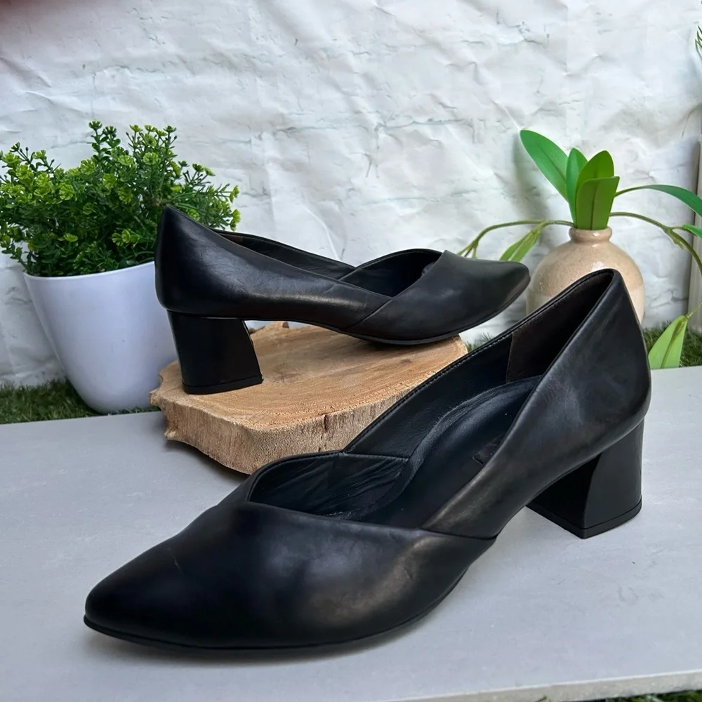 PAUL GREEN🔴black Leather pumps Size UK 5 US 7.5 gently used - Picture 14 of 16